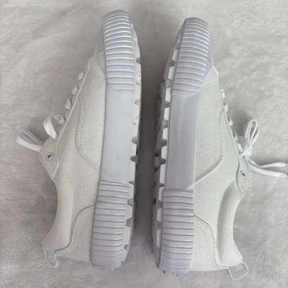 LEVI'S Emma Winter White Low Profile Platform Sneaker--7.5 - Picture 7 of 13